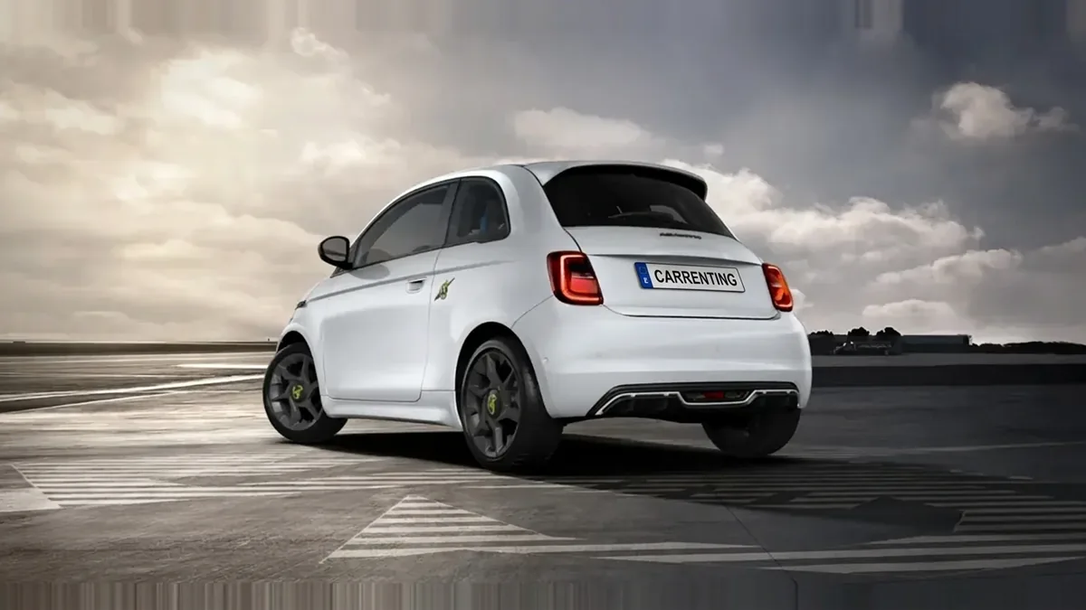 Abarth 500e 42kWh en renting barato — Delantera