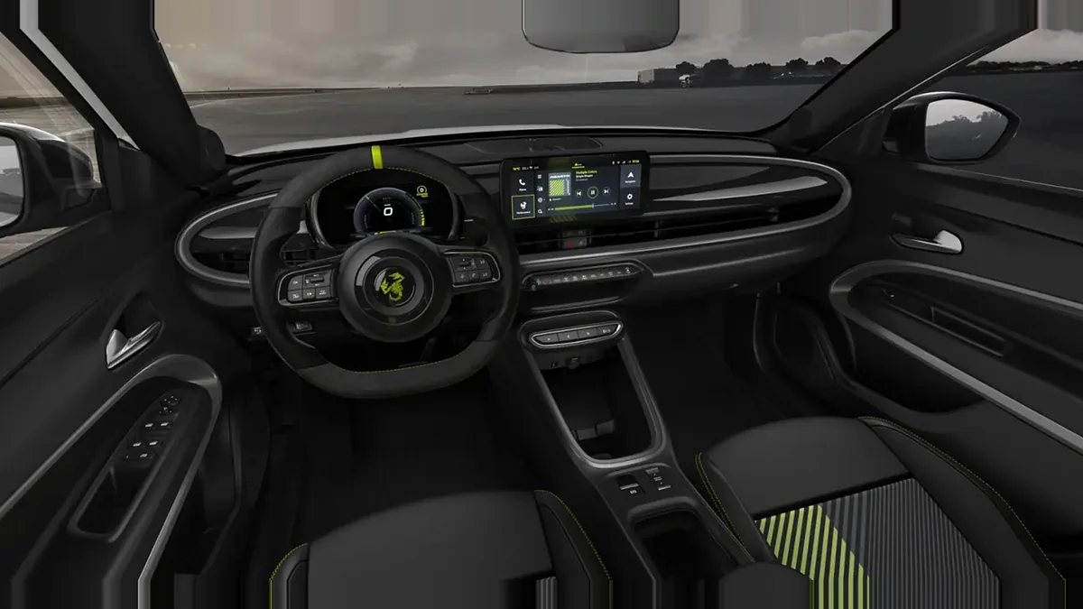 Abarth 600e Turismo en renting barato — Interior
