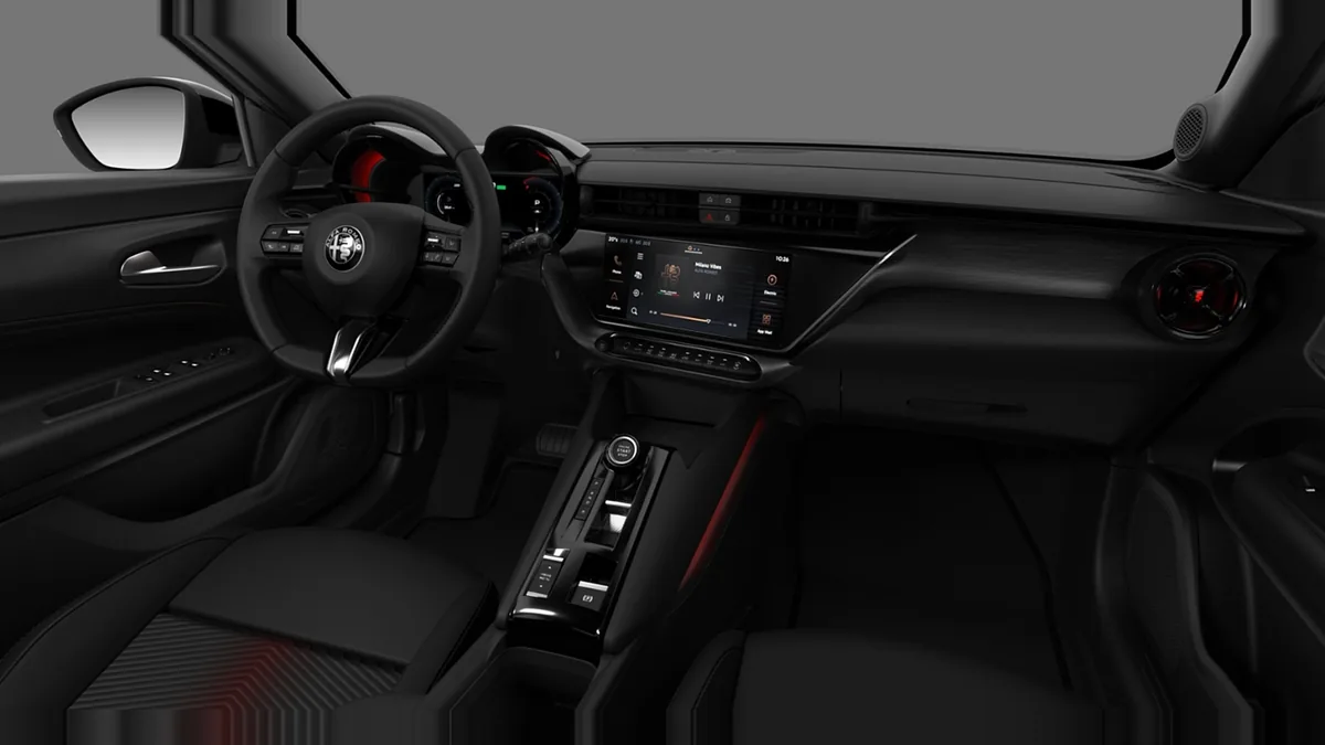 Alfa Romeo Junior Ibrida en renting barato — Interior
