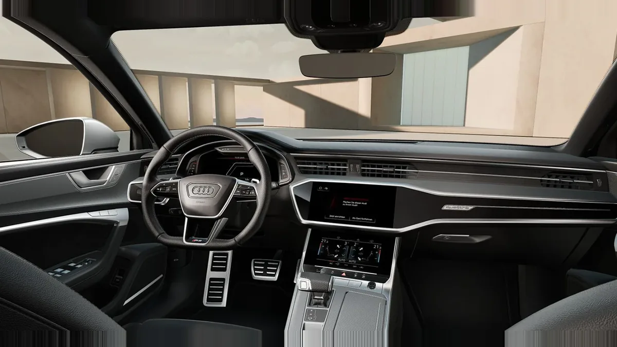 Audi RS6 Avant TFSI Quattro en renting barato — Interior