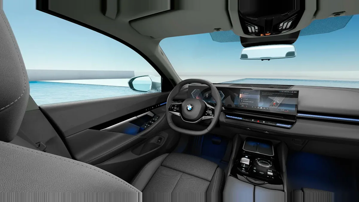 BMW Serie 5 520d en renting barato — Interior