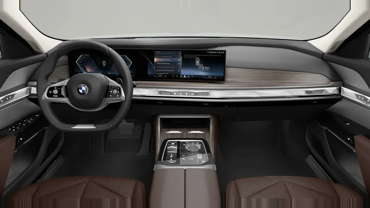 BMW Serie 7 740d xDrive en renting barato — Interior