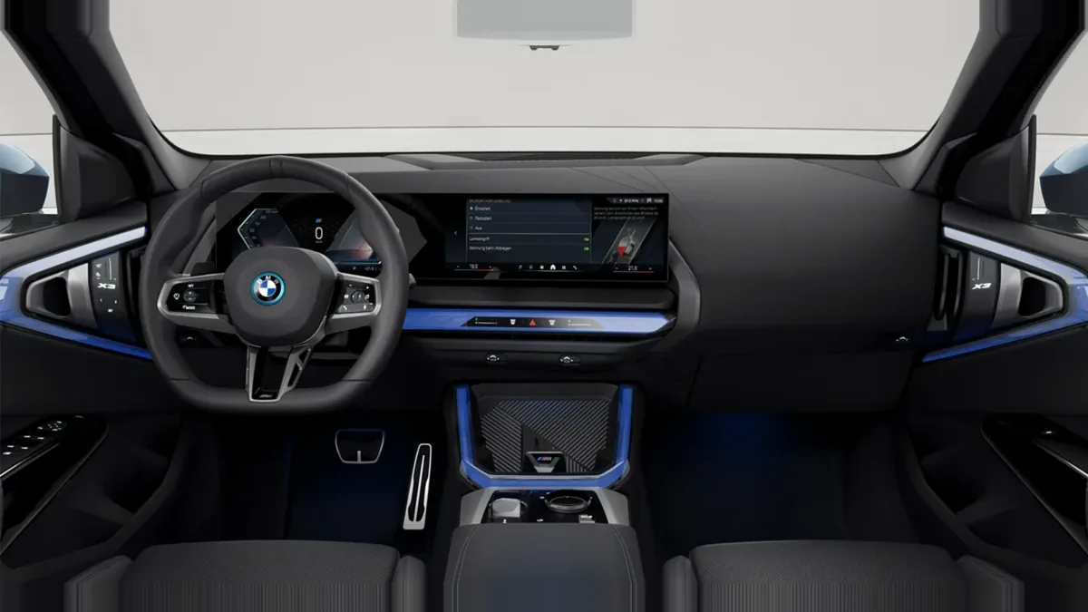 BMW X3 30e xDrive en renting barato — Interior