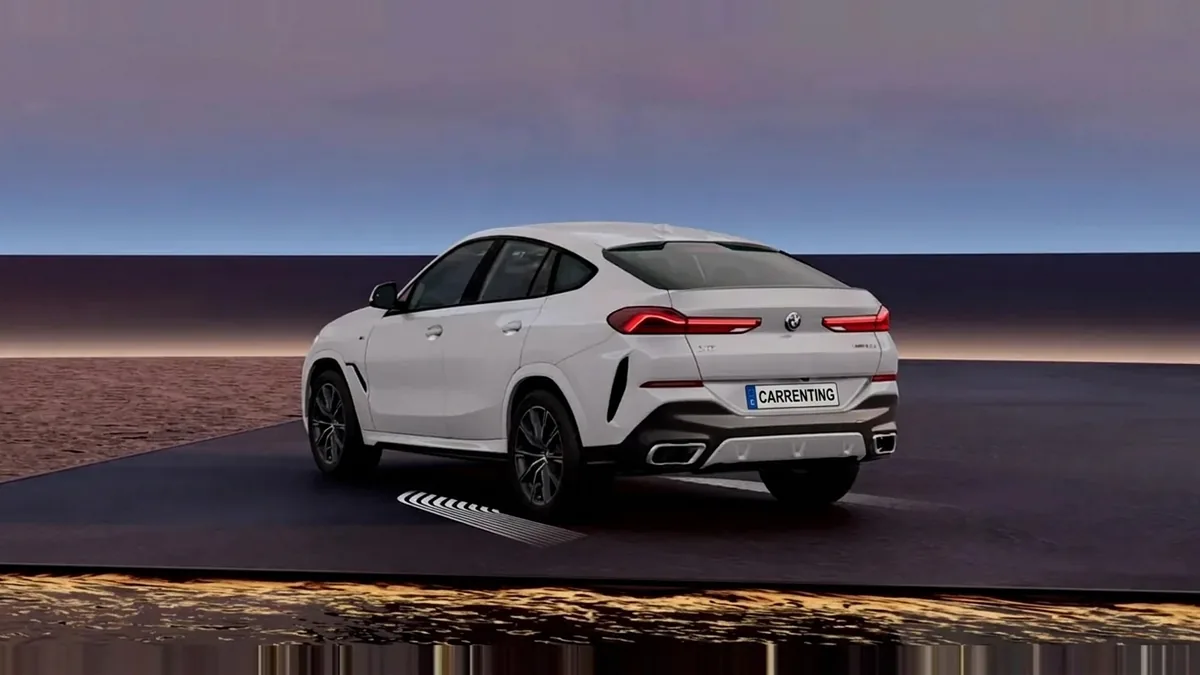 BMW X6 xDrive30d M Sport en renting barato — Trasera