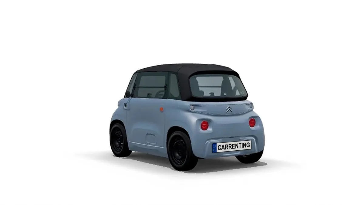 Citroën AMI en renting barato — Trasera