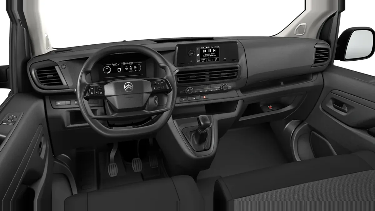Citroën Jumpy Doble Cabina Plegable Talla M BlueHDi 120 S&S en renting barato — Interior