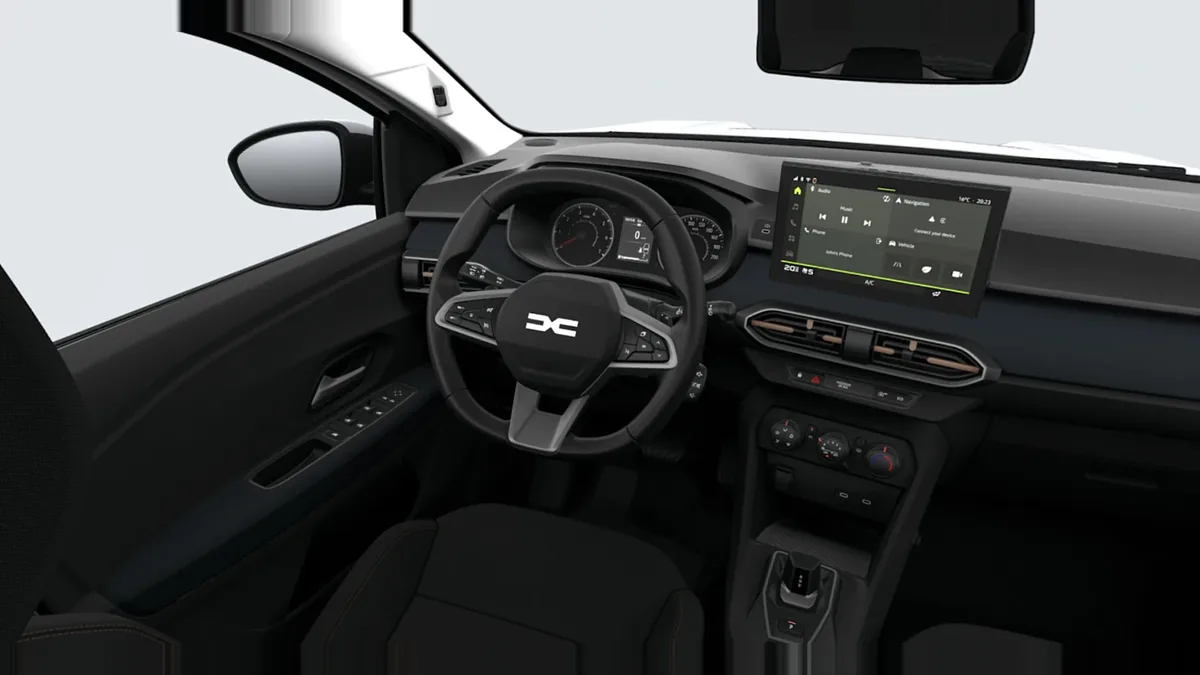 Dacia Sandero Stepway Expression ECO-G 120 AT en renting barato — Interior