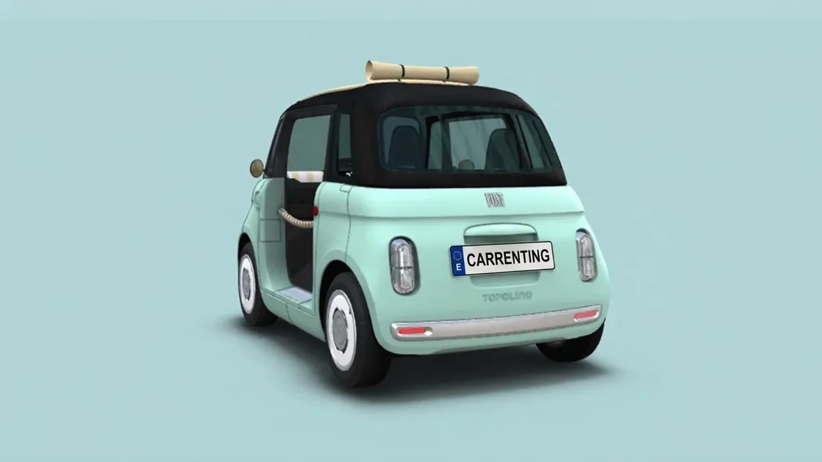 Fiat TOPOLINO DOLCEVITA en renting barato — Delantera