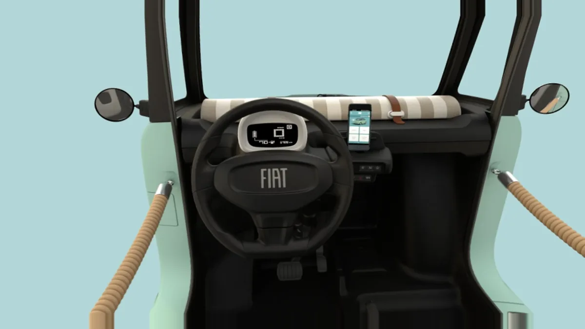 Fiat TOPOLINO DOLCEVITA en renting barato — Interior