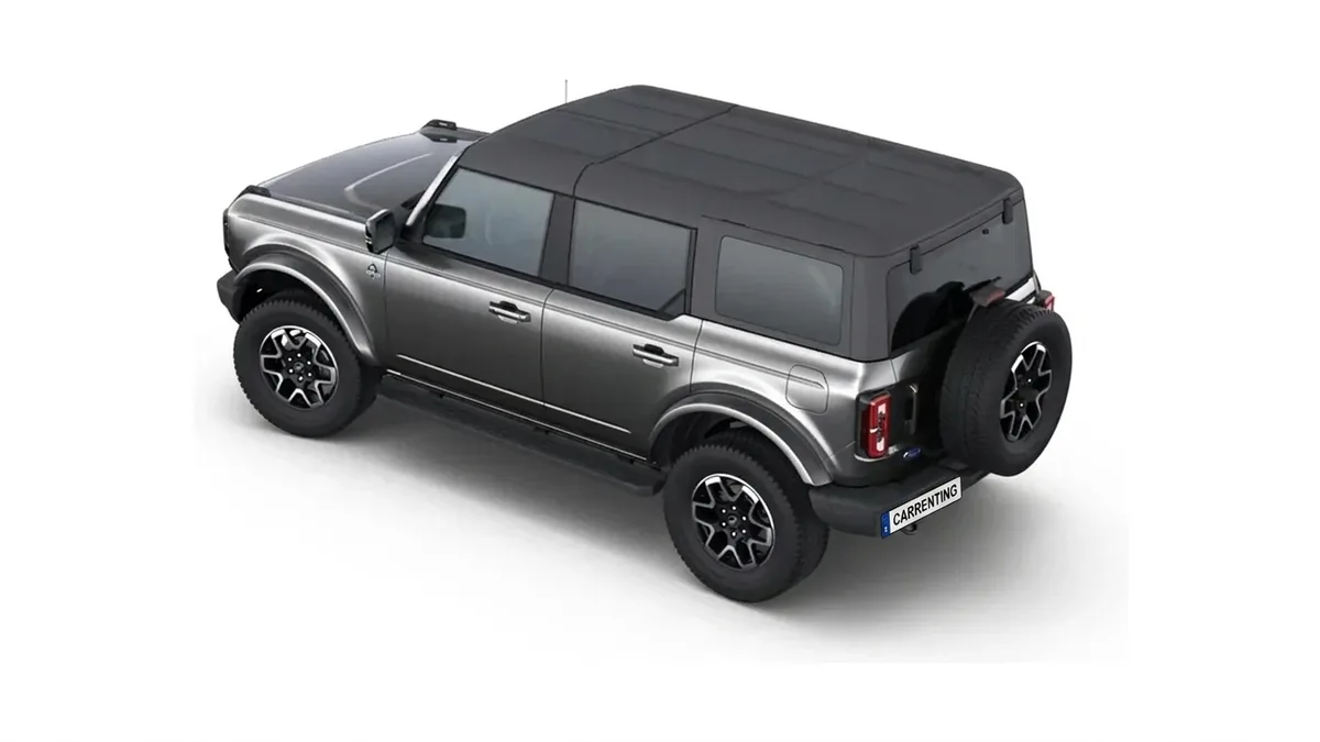 Ford Bronco Outer Banks 2.7 Ecoboost 335CV Automático 4x4 en renting barato — Delantera