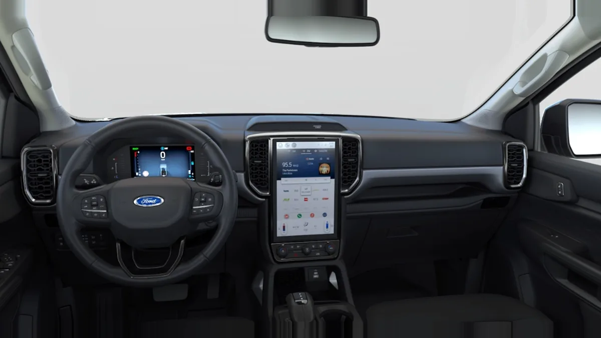 Ford Ranger XLT Doble Cabina 2.3 TVCT PHEV 280CV Automática II en renting barato — Interior