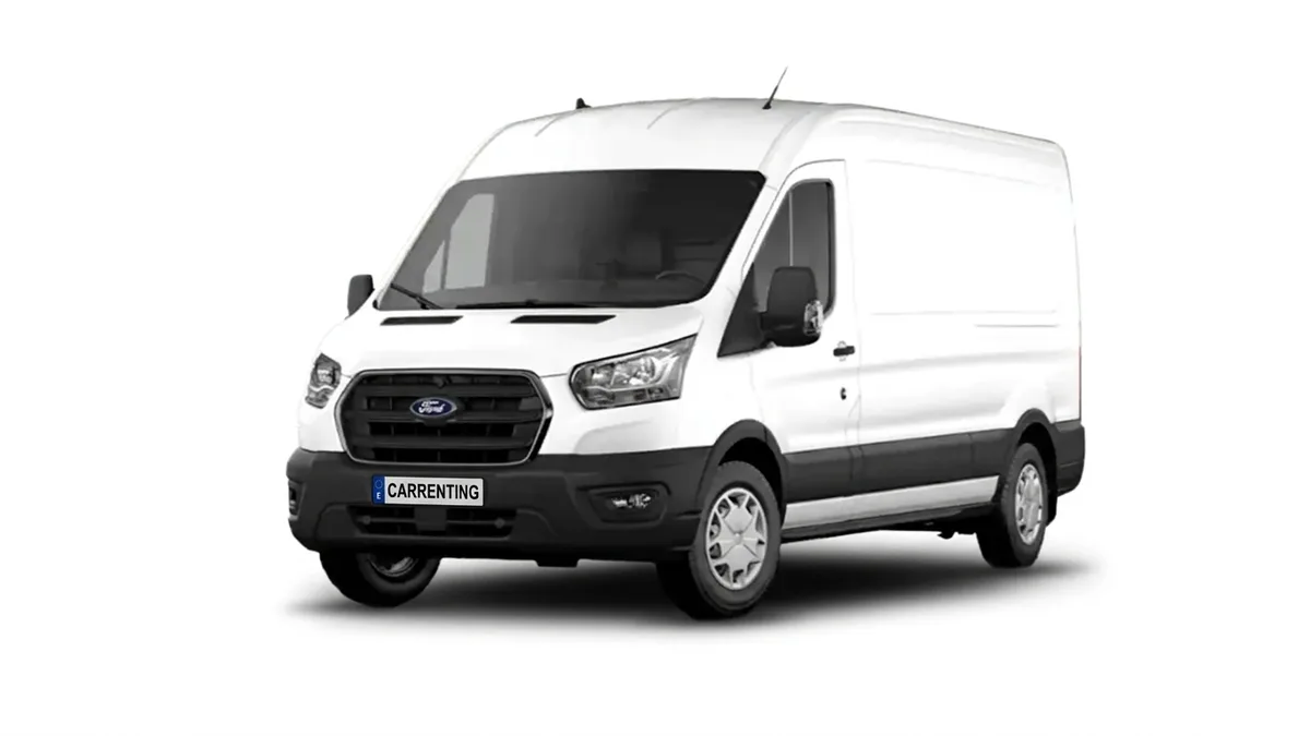 Ford Transit Van 350 L3 Trend N1 2.0 Ecoblue 130CV II en renting barato — Trasera