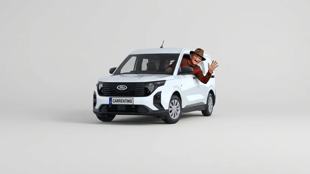 Ford Transit Courier Kombi 1.5 Ecoblue Trend II en renting barato — Lateral