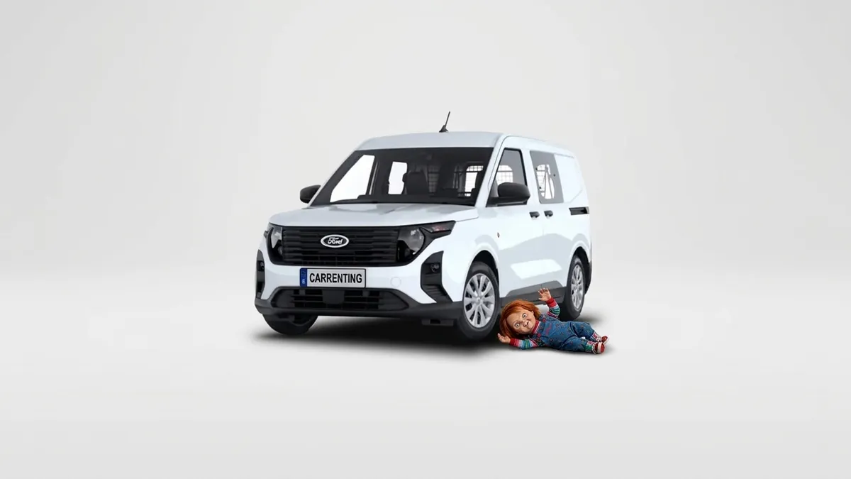 Ford Transit Courier Kombi 1.5 Ecoblue Trend II en renting barato — Trasera