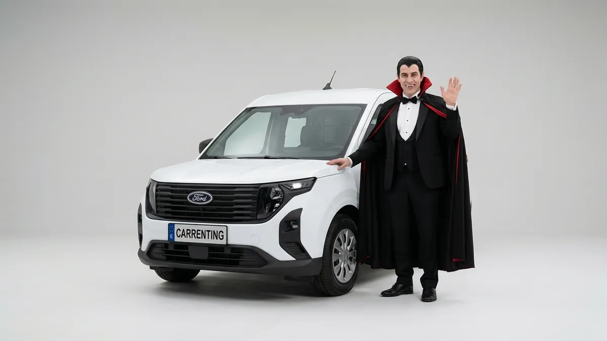 Ford Transit Courier Kombi 1.5 Ecoblue Trend II en renting barato — Delantera