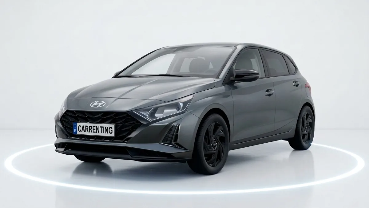 Hyundai i20 1.0T Black Line 90cv MY26 en renting barato — Lateral