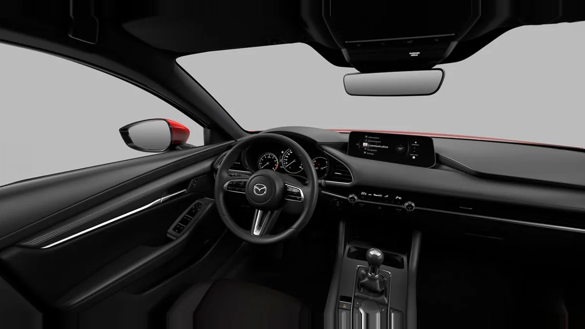 Mazda 3 2.5L e-Skyactiv G MHEV 140CV 6AT Centre-Line en renting barato — Interior