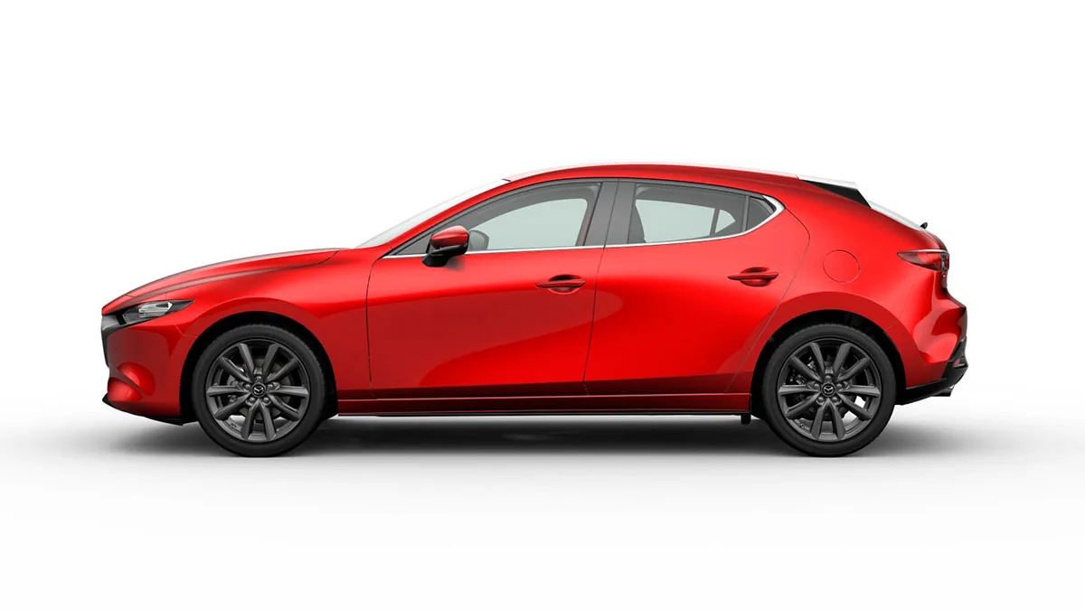 Mazda 3 2.5L e-Skyactiv G MHEV 140CV 6AT Centre-Line RD en renting barato — Trasera