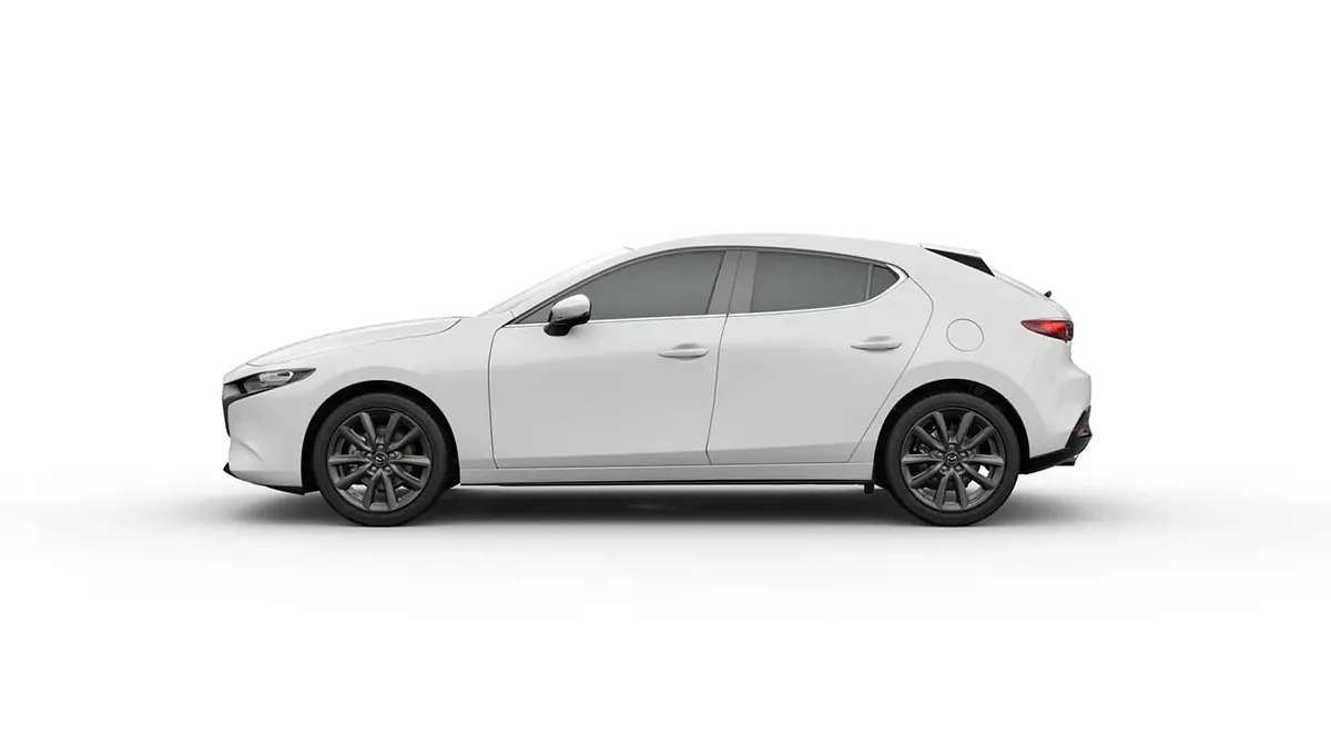 Mazda 3 2.5L e-Skyactiv G MHEV 140CV 6AT Centre-Line en renting barato — Trasera