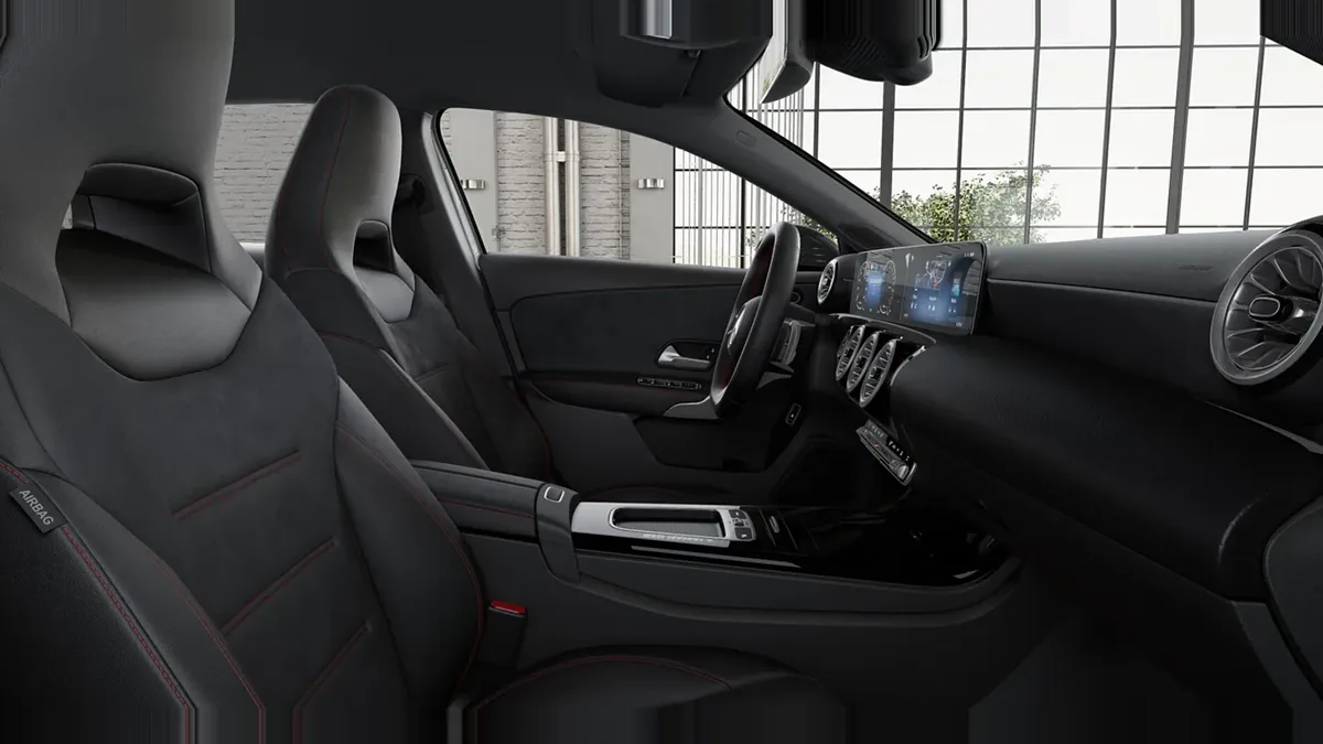 Mercedes-Benz CLASE A 250 e con tecnología híbrida EQ en renting barato — Interior