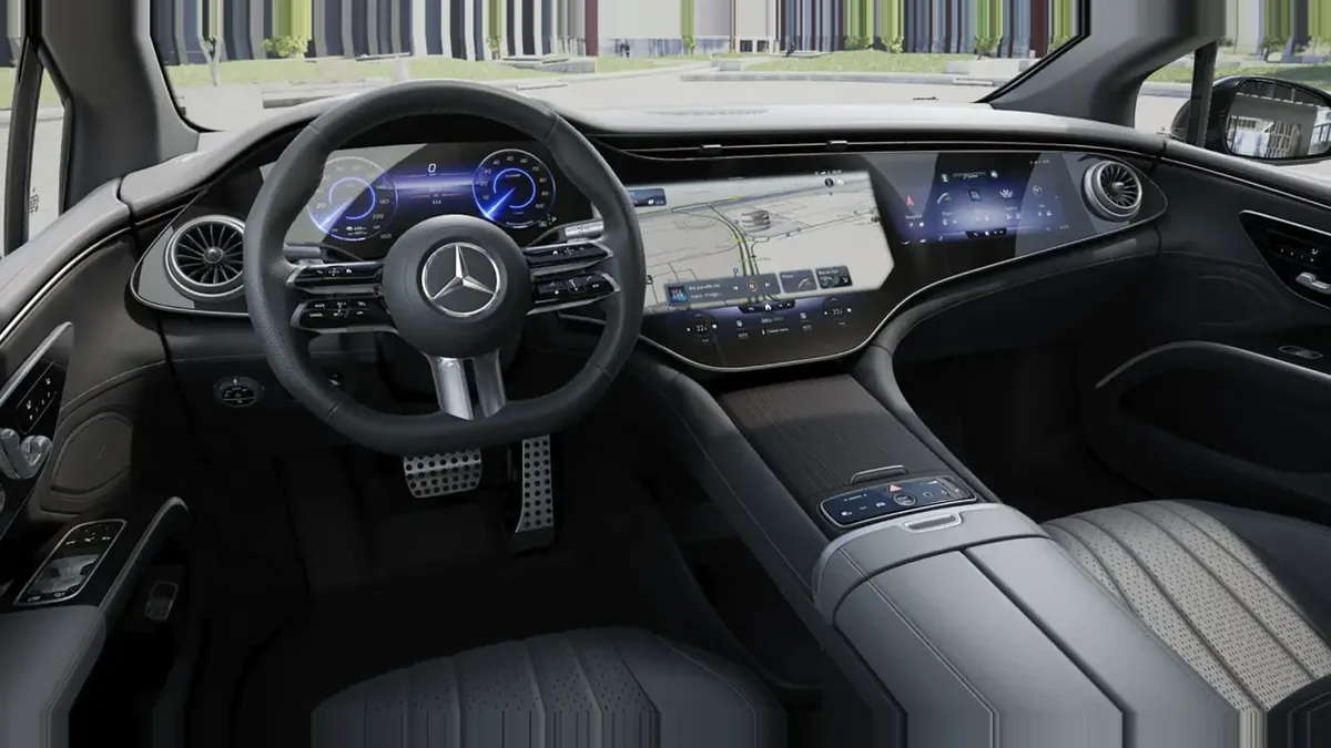 Mercedes-Benz EQS 350 Edition en renting barato — Interior