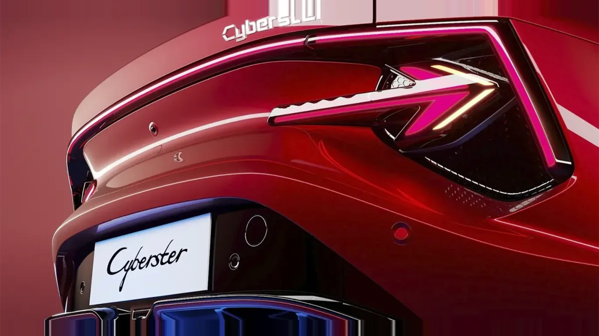 MG Cyberster Trophy Single Motor en renting barato — Delantera