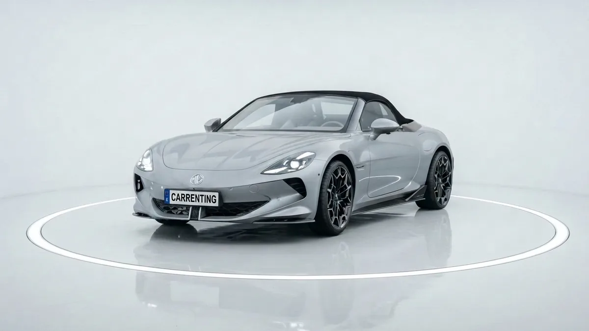 MG Cyberster Trophy Single Motor en renting barato — Lateral