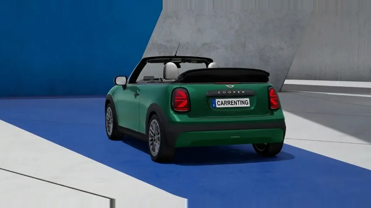 MINI Cooper C Cabrio Classic en renting barato — Delantera