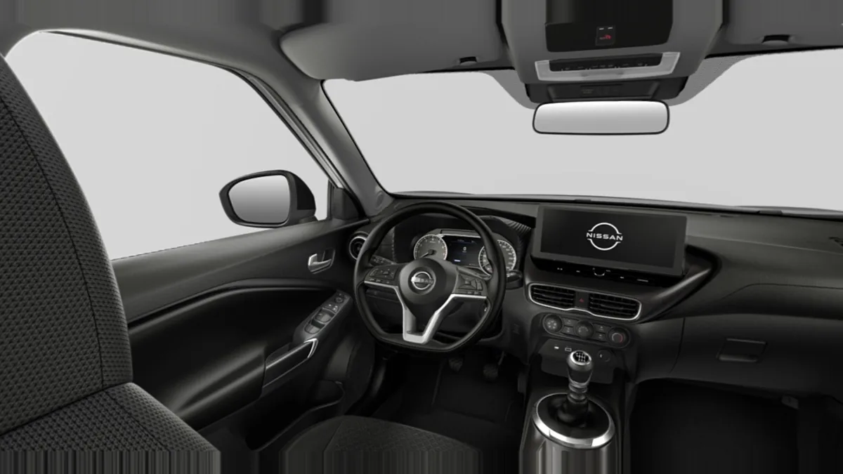 Nissan Juke 1.0 DIG-T 114CV Acenta II en renting barato — Interior