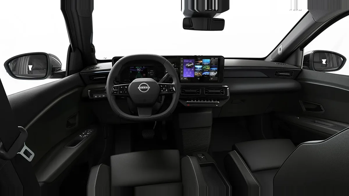 Nissan Micra 40kWh Acenta AT en renting barato — Interior