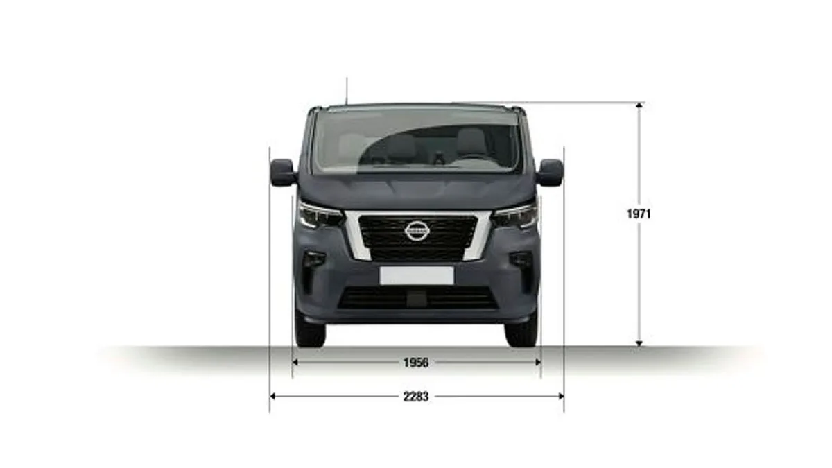Nissan Primastar Combi 9 L2H1 N-Connecta 150CV II en renting barato — Trasera