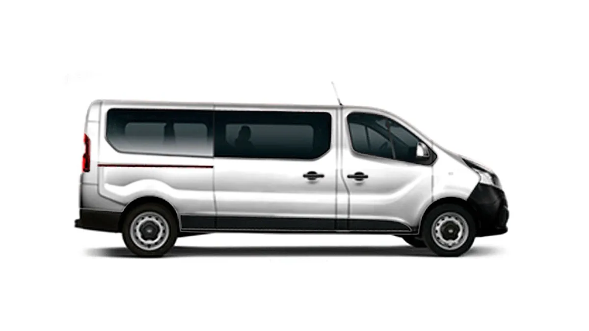 Nissan Primastar Combi 9 L2H1 N-Connecta 150CV II en renting barato — Interior