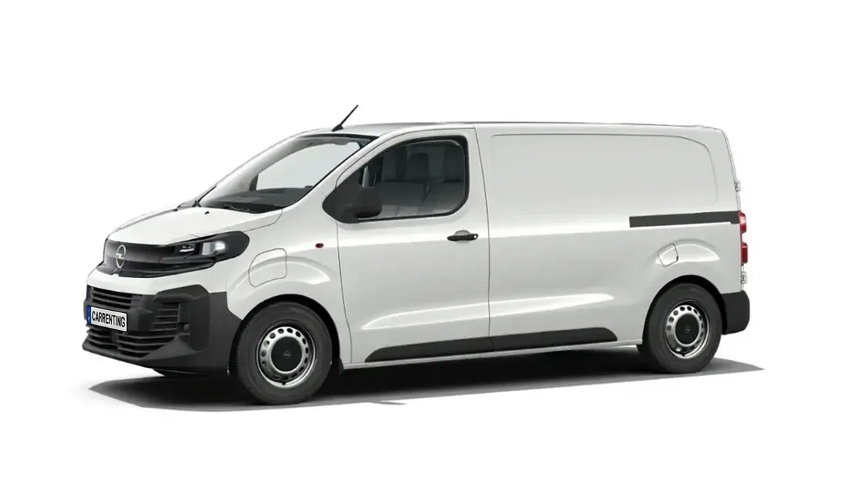 Opel Vivaro Furgón Electric 100kW + Batería 75 kWh VU en renting barato — Trasera