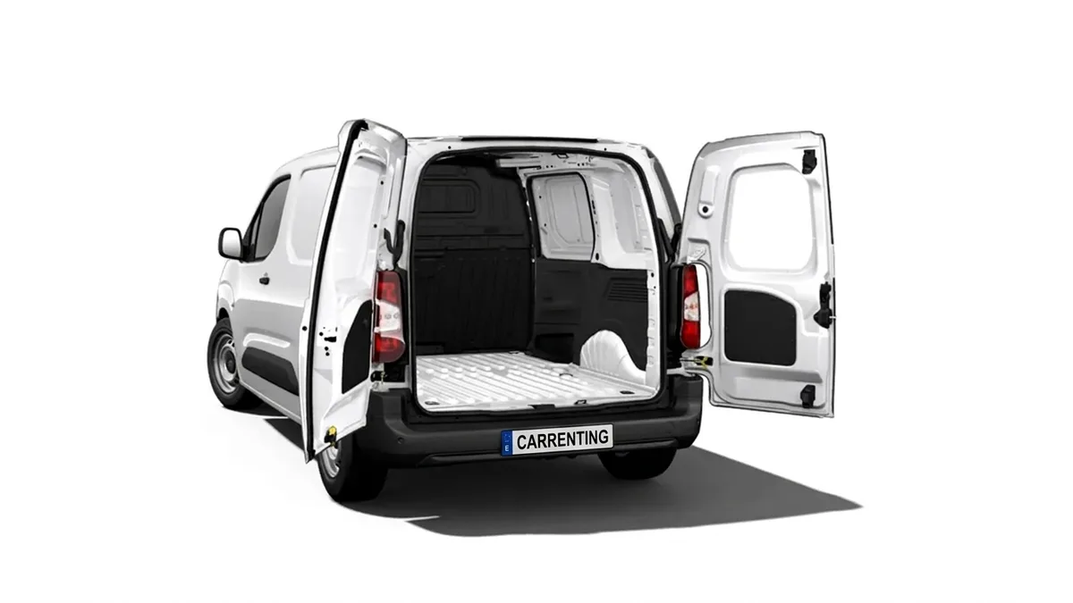 Peugeot Partner Furgón Diesel 1.5 BlueHDI S&S Standard 600kg 100 (MERCANCÍAS TERCEROS) en renting barato — Delantera