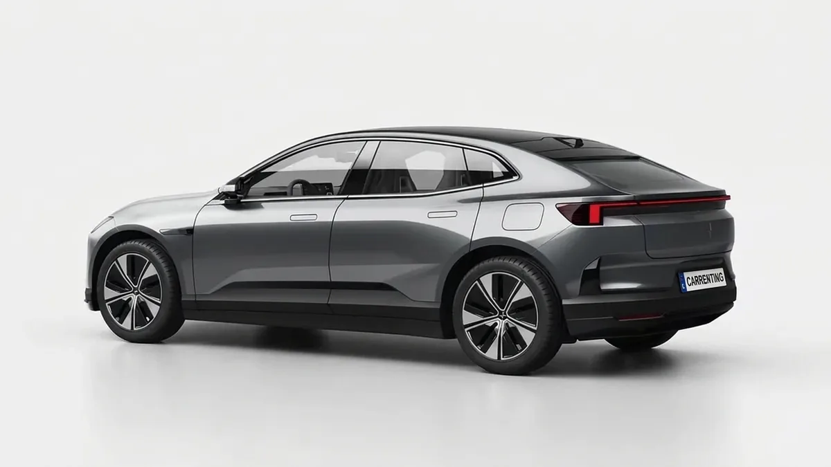 Polestar 4 Long Range Single 200kW en renting barato — Delantera