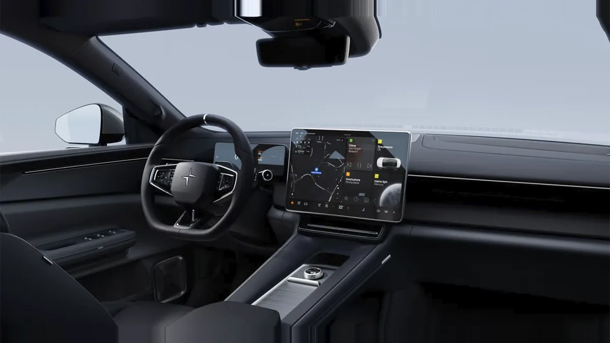 Polestar 4 Long Range Single 200kW en renting barato — Interior