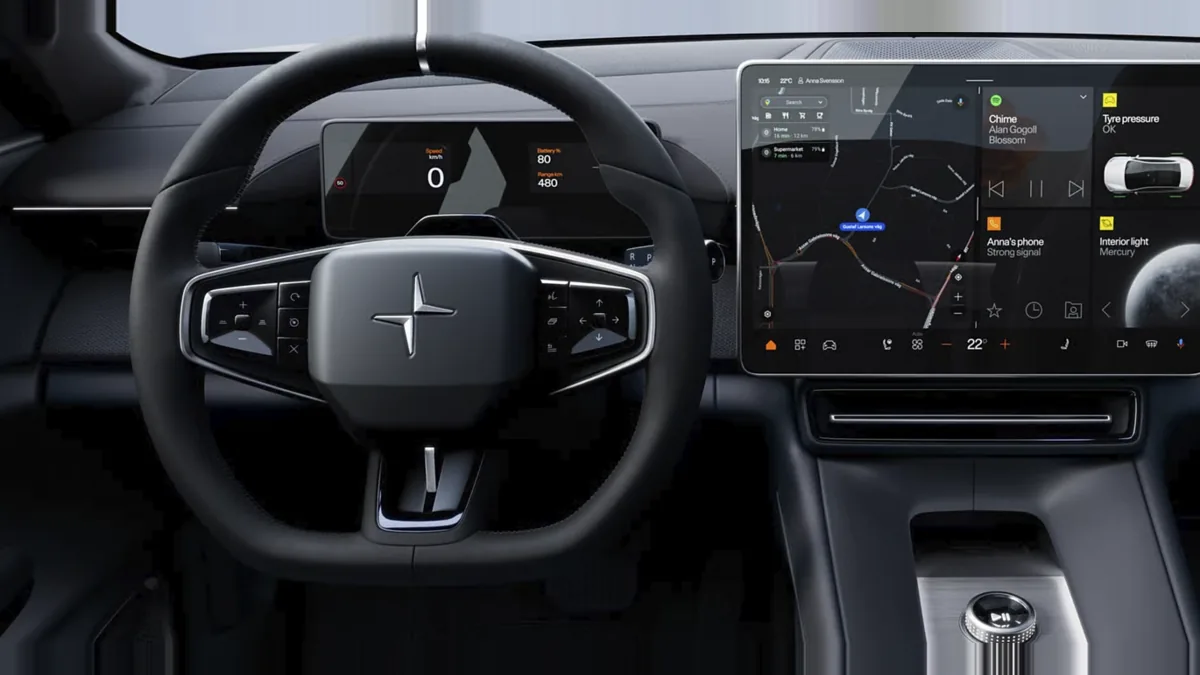 Polestar 4 Long Range Single 200kW en renting barato — vista 7