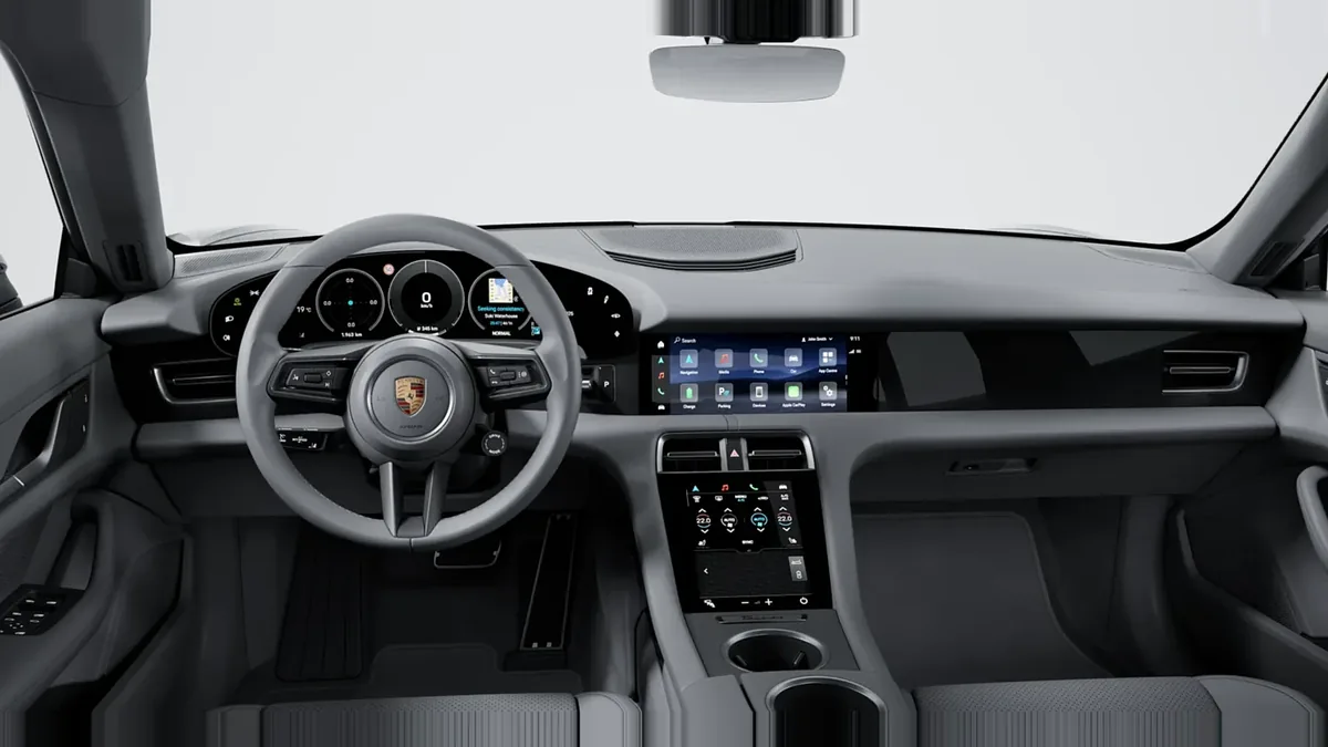Porsche Taycan 4 en renting barato — Interior