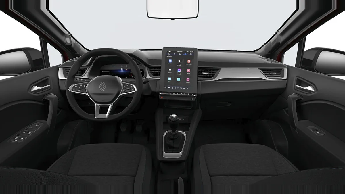 Renault Captur Evolution ECO-G 120CV en renting barato — Interior