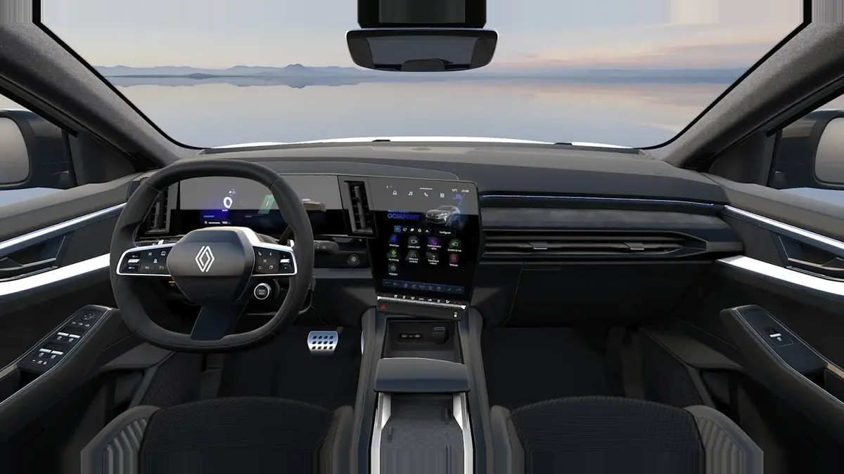 Renault Espace Espirit Alpine Full Hybrid E-Tech 146kW 7p en renting barato — vista 7