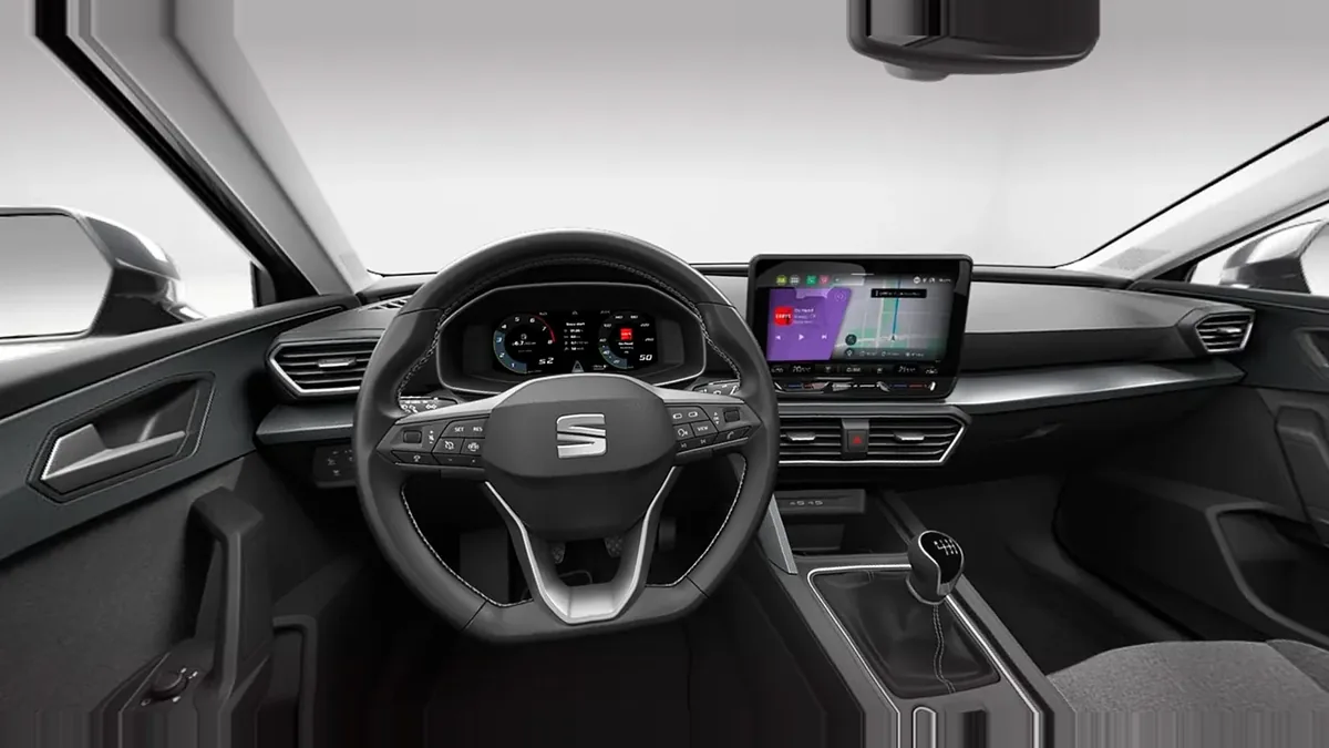 SEAT León 2.0 TDI CR St&Stp XL Fleet Pack en renting barato — Interior