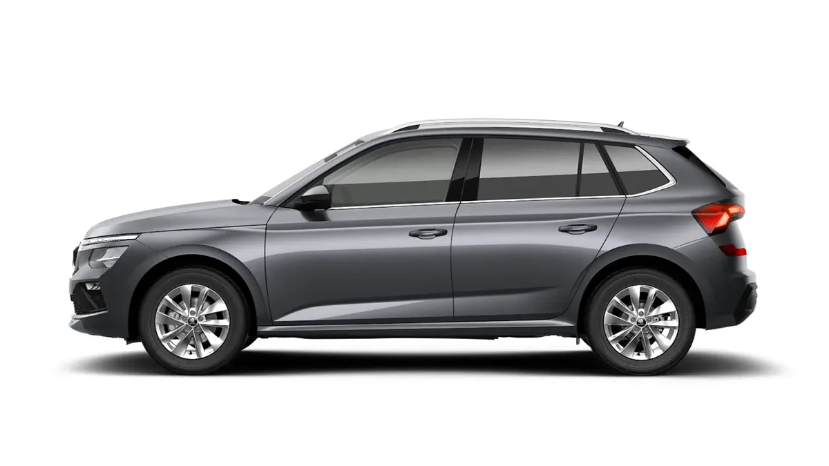 Škoda Kamiq 1.5 TSI DSG Selection en renting barato — Delantera