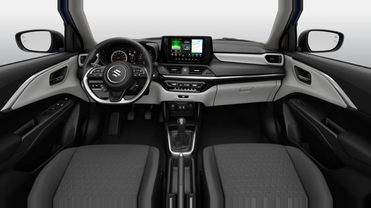 Suzuki SWIFT 1.2 S2 MILD HYBRID (MANUAL) en renting barato — Interior