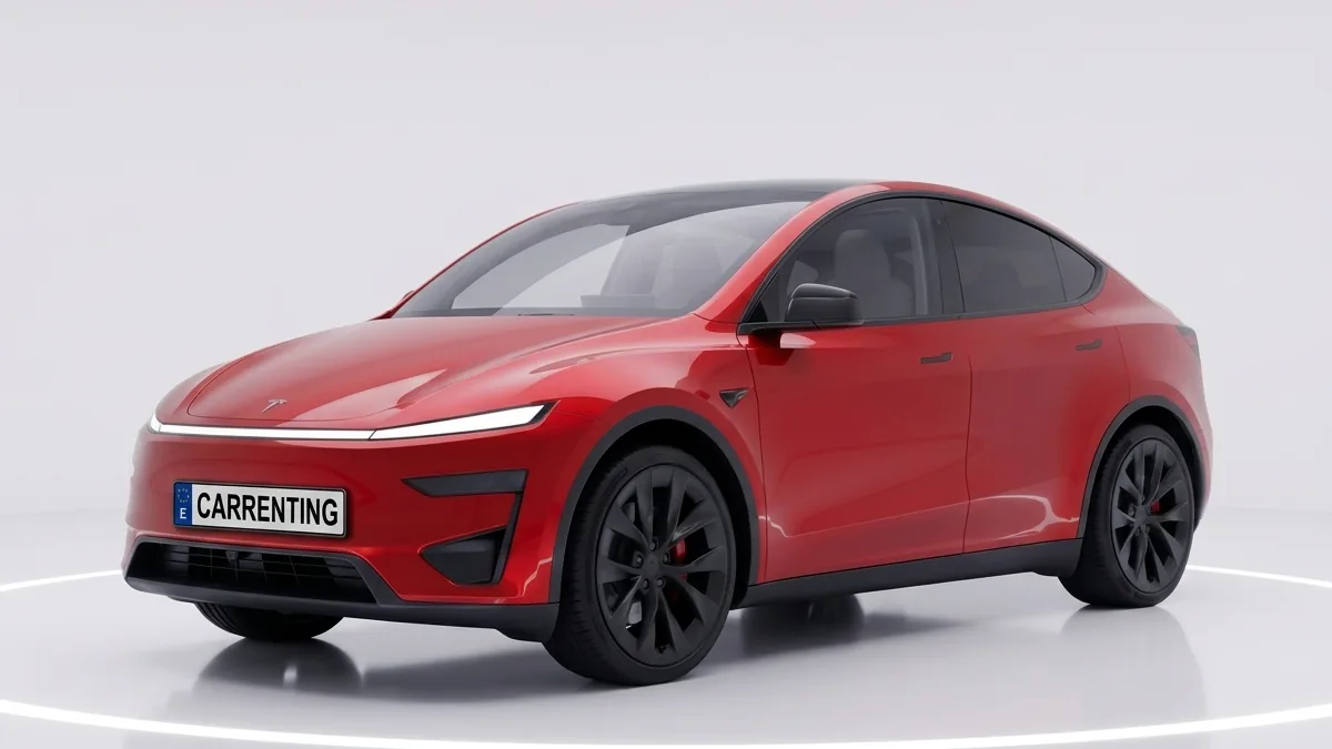 Tesla Model Y Performance AWD en renting barato — Lateral