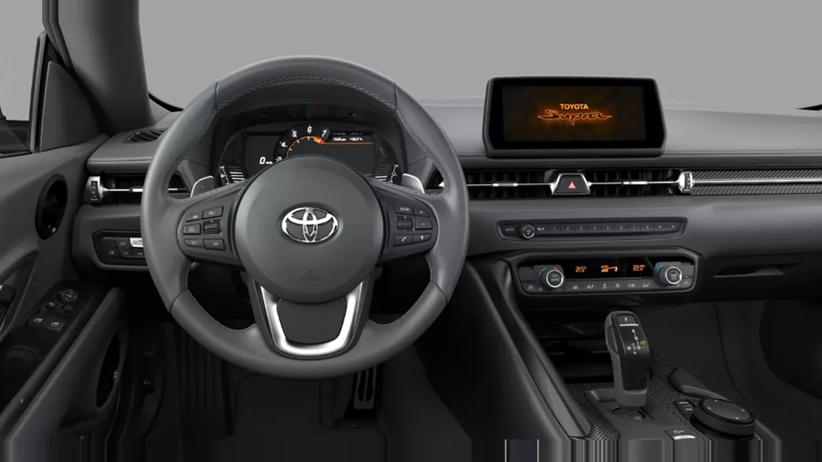Toyota GR Supra 3.0T 250kW (340CV) Performance AT8 en renting barato — Interior