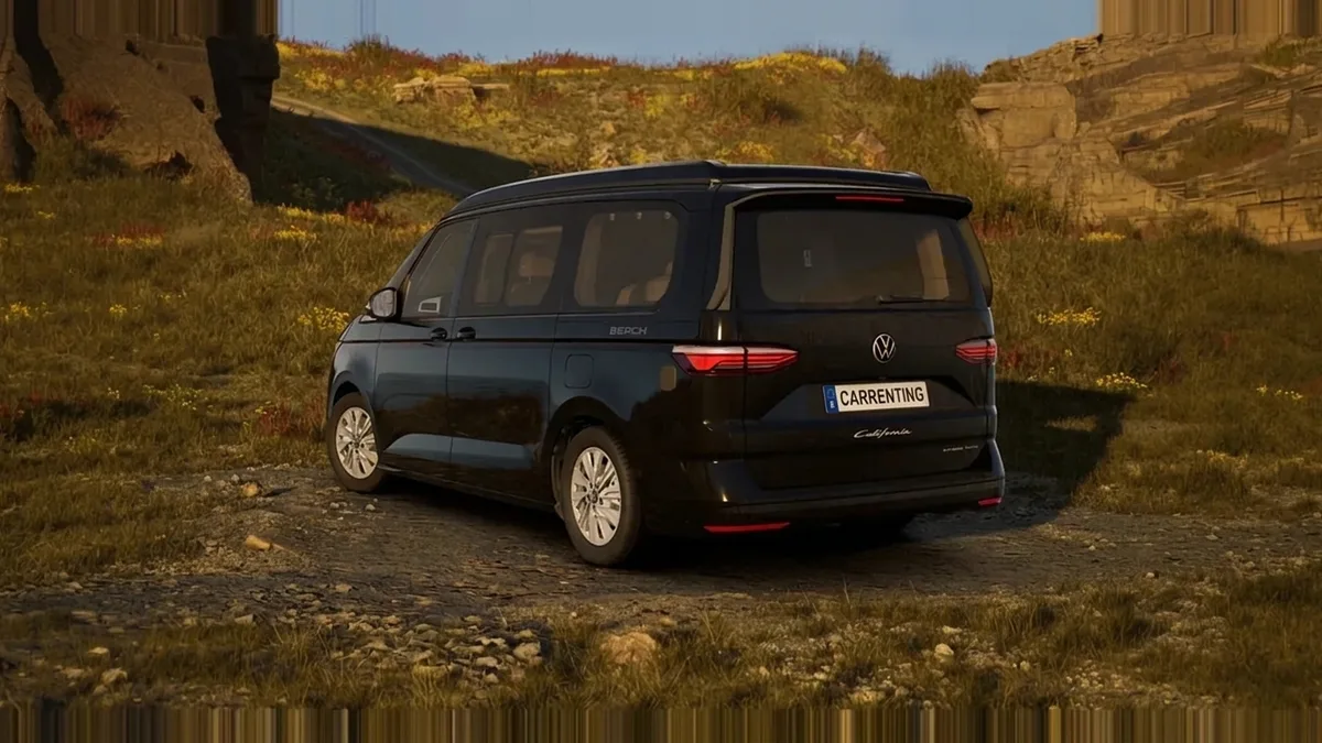 Volkswagen California Beach Tour 2.0 TDI 110kW (150CV) DSG en renting barato — Delantera