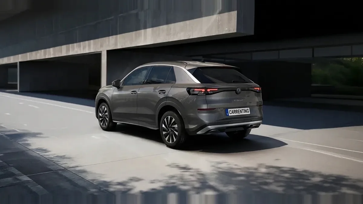 Volkswagen T-ROC Más 1.5 eTSI 110kW (150CV) DSG CW en renting barato — Delantera